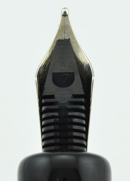 Delta 366 Fountain Pen - Translucent Tortoise Amber, Chrome Trim